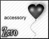 Black Heart Balloon