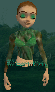 Dark Green Skin Tight Top