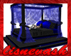 (L) Blue Blk Bed w/Poses