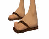 Brown Flip Flops