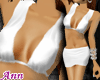 ANN Foxy Micro Dress WHT