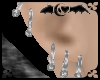 Silver 5 Earring BothEar
