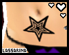 !L - Star Hip Tattoo