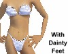 Bikini Babe-Blue Stripes