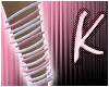 ~Bangles L pink/white~