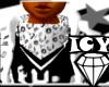 [IC] White AJ Bandana