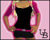 Pink Bolero/Grey Skirt