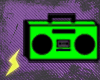 Flashing Boombox