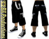 !BK Chain Shorts Black