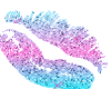 multi colored kiss