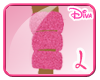 Pink Shimmer Bang. Left