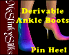 MSS Pin Heel Ankle Boots
