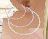 3Hoop Earring Multicolor