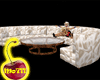 Creamy Circular Couch
