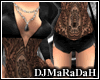 [dj] Lace outfit - black