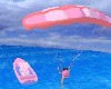 PINK PARASAILING BOAT