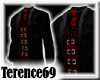 69 Goth -Black Red