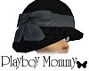 1920s Black Cloche Hat
