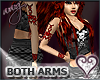 All red heart anyskin arm tattoos