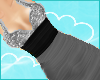 silver sparkle dress