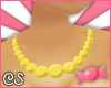*CS* 17 Yllo Neck Beads