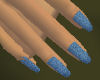 Blue Nails