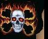 flaming skulls