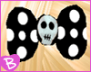 ~BZ~ Skull Bow B&W