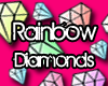 Diamonds Rainbow Sticker