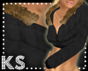 {K} Black Short Hoody