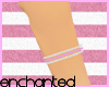 E* Pink/Silver 3 bangles