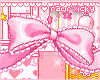 Pink Bow Dangle