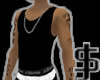 J$ Black Tank/with Chain