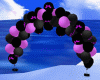 BlackPurple BalloonArch