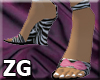 Zebra Curved Wedges