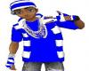 [T4123] Blue Stripes