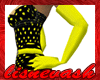 (L) Yellow Party Gloves