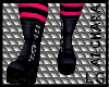 LG 2 buckle pink stripes