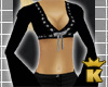 {K} Black Blouse