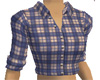 Blue Plaid Oxford