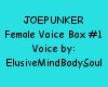 [JP] - Female Voice Box1
