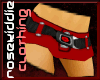 ~Belted Shorts RED~