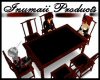 ElegantRedWoodTableSet