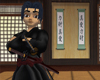 Samurai Hakama 2 Swords