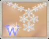 *W* Snowflake Necklace