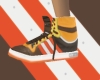 [JB]adidas Hi Top