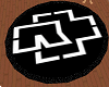 Rammstein Circle Rug