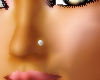 (SSS)silver nose ring