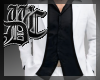 White & black tuxedo