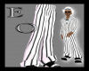 White Tuxedo Pants